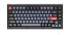 Keychron - V1 75% Custom Wired RGB Mechanical Keyboard with Programmable QMK/VIA Hot-Swappable Brown Switch - Black