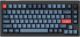 Keychron - V1 Max 75% Custom Wireless RGB Mechanical Keyboard with Programmable QMK/VIA Hot-Swappable Red Switch - Black