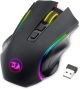 REDRAGON - M602-KS Griffin Wireless Gaming Mouse, 7200 DPI, RGB, Ergonomic Mouse with 7 Programmable Buttons for PC/Mac/Laptop - Black