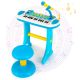 Costway - 31 Key Kids Piano Keyboard Toy Toddler Musical Instrument with Microphone - Blue