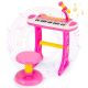 Costway - 31 Key Kids Piano Keyboard Toy Toddler Musical Instrument with Microphone - Pink