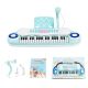 Costway - 37-Key Toy Keyboard Piano Electronic Musical Instrument - Blue