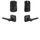 Yale - Assure Lock 2 Touch with Wi-Fi and Valdosta Lever - Black Suede