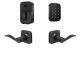 Yale - Assure Lock 2 Touch Key-Free Keypad with Wi-Fi and Norwood Lever - Black Suede