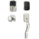 Yale - Assure Lock 2 Touch Key-Free Keypad with Wi-Fi and Ridgefield Handleset - Satin Nickel