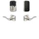 Yale - Assure Lock 2 Touch Keypad with Wi-Fi and Norwood Lever in Silver Nickel - Satin Nickel
