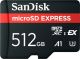 SanDisk - Express 512GB microSD PCIe 3.1 NVMe UHS-I Memory Card works with Nintendo Switch 2