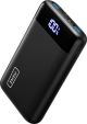 INIU - 22.5W Fast Charging 20000 mAh Power Bank, USB C in & out Battery Pack with LED Display for iPhone, Samsung, and More - Black