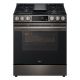 LG - 5.8 Cu. Ft. Slide-In Gas True Convection Smart Range with EasyClean, Air Fry and Premium Handle - PrintProof Stainless Steel