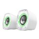 Edifier - G1000 II 2.0 Bluetooth Gaming Speakers with RGB Lighting (2-Piece) - White