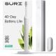 SURI - S1 Electric Toothbrush Sea Mist Brush with UV Light Cleaning and Charging Case and Mirror Mount - White