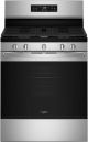 Whirlpool - 5.0 Cu. Ft. Fresstanding Gas Range with Air Cooking Technology and Steam Clean - Stainless Steel