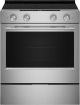 KitchenAid - 5.3 Cu. Ft. Smart Slide-In Electric Range with Convection Cooking Modes - PrintShield Stainless Finish