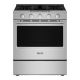 Maytag - 5.0 Cu. Ft. Slide-In Gas Range with Grill Mode and No Preheat Air Fry - Fingerprint Resistant Stainless Steel