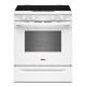Whirlpool - 5.0 Cu. Ft. Slide-In Electric Range with Air Cooking Technology - White