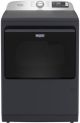 Maytag - 7.4 Cu Ft. Smart Gas Dryer with Pet Pro Option and Extra Power - Midnight Steel