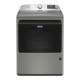 Maytag - 7.4 Cu Ft. Smart Gas Dryer with Pet Pro Option and Extra Power - Classic Silver