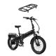 Lectric eBikes - XP4 Step-Over Foldable eBike (Max 50mi. Range/28mph Speed) + LevelUp Rack - Tempest Grey