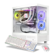 Thermaltake - LCGS View 7896XS-270 Gaming Desktop AMD Ryzen 7 7800X3D, 32GB Memory, AMD Radeon RX 9060 XT 16GB, 1TB SSD NVMe M.2 - White