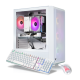 Thermaltake - LCGS Quartz 7660 Gaming Desktop AMD Ryzen 5 7600X, 16GB Memory, NVIDIA GeForce RTX 5060, 1TB SSD NVMe M.2 - White