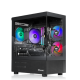 Thermaltake - LCGS View 7696X-170 Gaming Desktop AMD Ryzen 5 7600X, 32GB Memory, AMD Radeon RX 9060 XT 16GB, 1TB SSD NVMe M.2 - Black