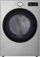 LG - 7.4 Cu. Ft. Stackable Smart Electric Dryer with Steam and AI Sensor Dry - Graphite Steel