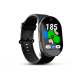 Blue Tees - Playmaker+ GPS Golf Watch with AMOLED Touchscreen, Shot Tracking & Real-Time Distance & Weather - Black - (2025)