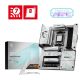 MSI - B850 GAMING PLUS WIFI PZ (Socket AM5) AMD B850 ATX DDR5 Wi-Fi 7 Motherboard - Gray White/Matt