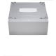 LG - SIGNATURE SideKick 1.0 Cu Ft Top Load Pedestal Washer with Dual LED Display - Brushed Platinum Steel