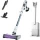 Shark - Detect Clean & Empty Auto-Empty System, Cordless Vacuum with Powerfins Multi-Surface Brushroll & HEPA Filter - Burnt Ashes