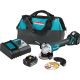 Makita 18V 5.0Ah LXT Lithium-Ion Brushless Cordless 4-1/2 in. /5 in. Paddle Switch Cut-Off/Angle Grinder Kit XAG11T