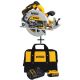 DEWALT 20-Volt MAX Lithium-Ion Cordless 7-1/4 in. Circular Saw with Brake (Tool-Only) with Bonus Battery & Charger Kit DCB205CKWDCS570B