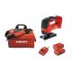 Hilti 22-Volt SJD 6-A Keyless Cordless Variable Speed Orbital Jig Saw Kit with (2) 2.6 Amp Li-Ion Batteries, Charger and Bag 3608328