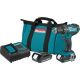 Makita 1.5 Ah 18V LXT Lithium-Ion Compact Cordless 1/2 in. Variable Speed Driver Drill Kit with Tool Bag XFD10SY