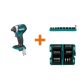 Makita 18V LXT Brushless 3-Speed Impact Driver with ImpactXPS 10 Pc. Impact Socket Set and ImpactXPS 35 Pc. Impact Bit Set XDT14ZE016E1672