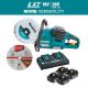 Makita 18V X2 (36V) LXT Lithium‑Ion Brushless Cordless 9 in. Power Cutter Kit, with AFT, Electric Brake, 4 Batteries (5.0 Ah) XEC01PT1