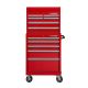 Husky 27 in. 11-Drawer Gloss Red Tool Chest and Cabinet Combo