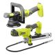 RYOBI ONE+ 18V 5 in. Variable Speed Dual Action Polisher with ONE+ 18V Grease Gun (Tools Only) PBF100B-P3410