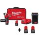 Milwaukee M12 FUEL SURGE 12V Lithium-Ion Brushless Cordless Compact 1/4 in. Hex Impact Driver Kit W/ Radio & (4) Batteries 2551-22-2951-20-48-11-2420X2