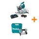 Makita 18V X2 LXT (36V) Brushless 10 in. Dual-Bevel Sliding Compound Miter Saw Kit(5.0Ah) w/ Bonus Pneumatic, 2 in. Brad Nailer XSL04PTU-AF506