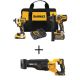DEWALT 20V MAX Cordless Brushless Hammer Drill/Driver Combo Kit with FLEXVOLT and 20V Brushless Reciprocating Saw