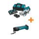 Makita 18V X2 LXT 5.0Ah (36V) Brushless Rear Handle 7-1/4 in. Circular Saw Kit with bonus 18V LXT Oscillating Multi-Tool XSR01PT-XMT03Z
