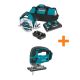 Makita 18V X2 LXT Lithium-Ion (36V) Brushless Cordless 7-1/4 in. Circular Saw Kit 5.0Ah with 18V LXT Jigsaw XSH06PT-XVJ03Z