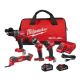 Milwaukee M18 FUEL 18V Lithium-Ion Brushless Cordless Combo Kit (4-Tool) with Two High Ouput Batteries, 1 Charger 1 Tool Bag