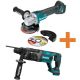 Makita 18V LXT Brushless 4-1/2 in./5 in. Cut-Off/Angle Grinder and 18V 7/8 in. SDS-Plus Concrete/Masonry Rotary Hammer Drill XAG04Z-XRH04Z