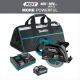 Makita 40V max XGT Brushless Cordless 7-1/4 in. Metal Cutting Saw Kit, with Electric Brake and Chip Collector 4.0Ah GSC01M1