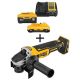 DEWALT 20V MAX XR Cordless Brushless 4-1/2 in. Slide Switch Small Angle Grinder with 6.0 Ah and 4.0 Ah Starter Kit DCG405BWCB2460C