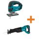 Makita 18V LXT Lithium-Ion Cordless Jigsaw (Tool-Only) with 18V LXT Lithium-Ion Cordless Reciprocating Saw (Tool-Only) XVJ03Z-XRJ04Z