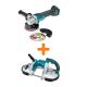 Makita 18V LXT Lithium-Ion Brushless 4-1/2 in./5 in. Cut-Off/Angle Grinder (Tool-Only) with bonus 18V LXT Portable Band Saw XAG04Z-XBP02Z