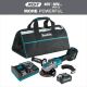 Makita 40V max XGT Brushless Cordless 5 in. X-LOCK Angle Grinder Kit, with Electric Brake, AWS Capable (4.0Ah) GAG11M1